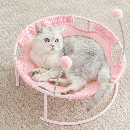 Cat Bed House Pet Kitten Hammock Mattress Pink