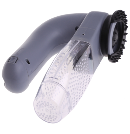 Electric Pet Hair Portable Pet Massage Cleaning Brush Grey