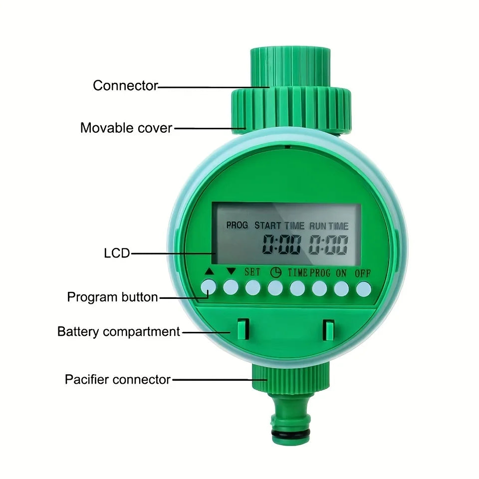 LCD Display Electronic Garden Watering Timer Automatic Irrigation