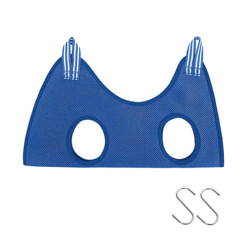Cat Grooming Restraint Bag with Hammock Blue