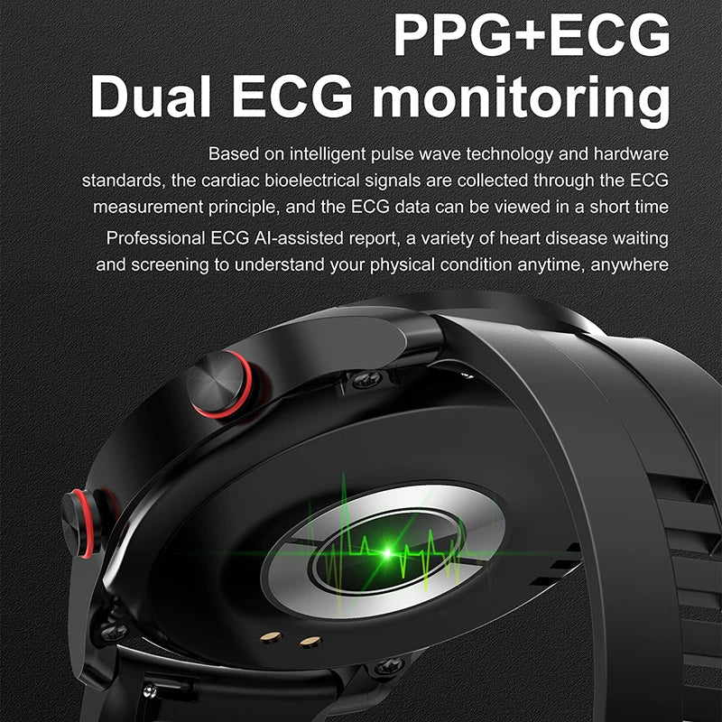 2025 New Outdoor Sports Smart Watch Men GT Series 1.53 inch AMOLED