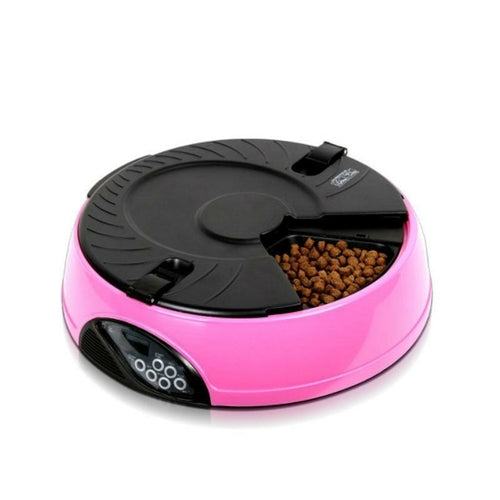 High Quality Pet Automatic Feeding Machine Pink