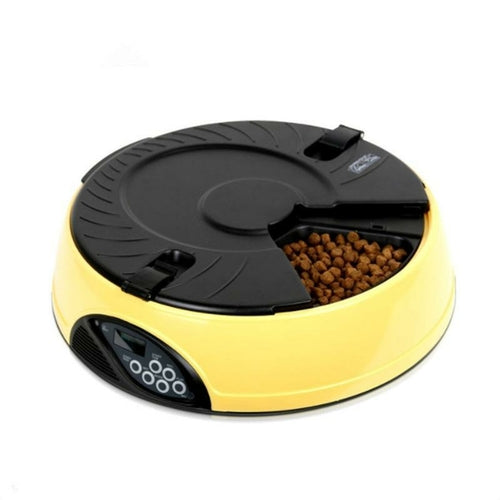 High Quality Pet Automatic Feeding Machine yellow