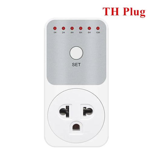 TM04 Electronic Timer LED 16A 1h-10h Countdown Timer Switch Socket TH Plug
