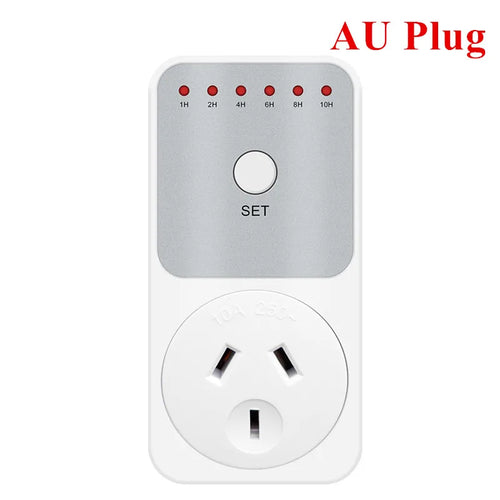 TM04 Electronic Timer LED 16A 1h-10h Countdown Timer Switch Socket AU Plug