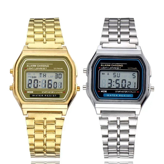 New Digital LED Watch For Men Multifunction Alarm Electronic Clock