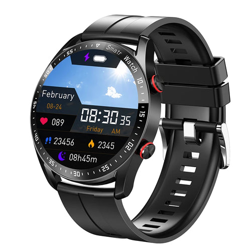 2025 New Outdoor Sports Smart Watch Men GT Series 1.53 inch AMOLED black