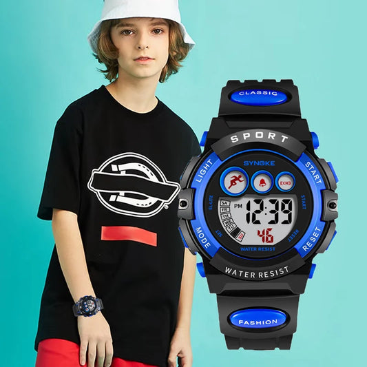 Waterproof Sport Children Watch LED Digital Kids Watches Luxury