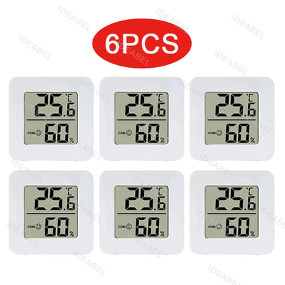 4pcs Digital Thermometer Hygrometer Indoor Mini Temperature LCD 6PCS Type 2 CHINA