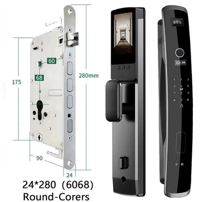 XSDTS 3D Biometric Security Face Camera Smart Door Lock Digital D6S-6068U-24-280-R