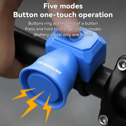 Bicycle Horn Mountain Bike Mini USB Charging Waterproof Electronic