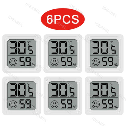 4pcs Digital Thermometer Hygrometer Indoor Mini Temperature LCD 6PCS Type 1 CHINA