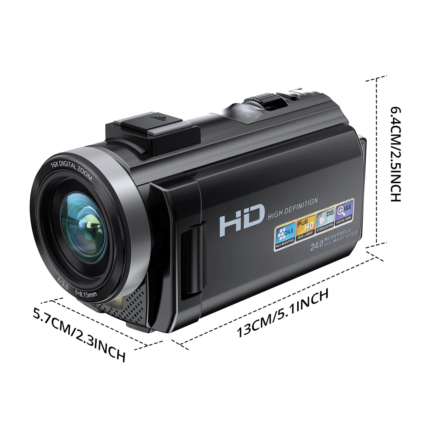 Digital Camera Photographic Cameras With 3.0 Inch Rotating Screen