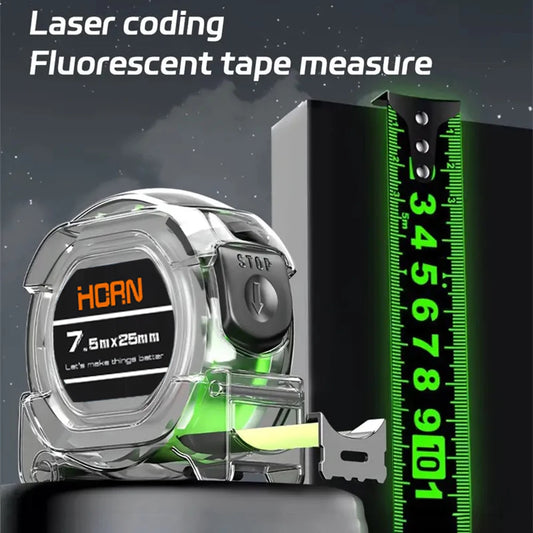 Clearance_3/5/7.5/10M Self-Locking Tape Measure Fluorescent Tape