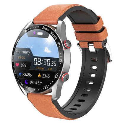 2025 New Outdoor Sports Smart Watch Men GT Series 1.53 inch AMOLED belt orange