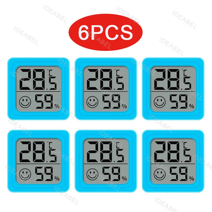 4pcs Digital Thermometer Hygrometer Indoor Mini Temperature LCD 6PCS Type 4 CHINA