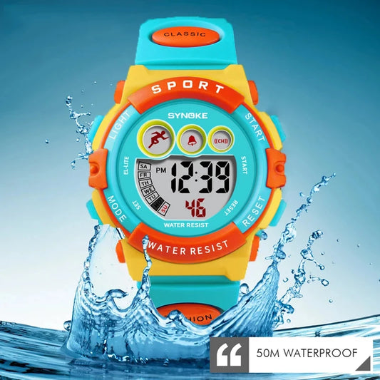 Waterproof Sport Children Watch LED Digital Kids Watches Luxury