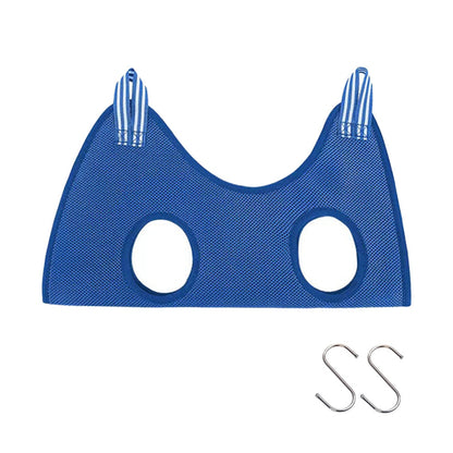 Cat Grooming Restraint Bag with Hammock Blue