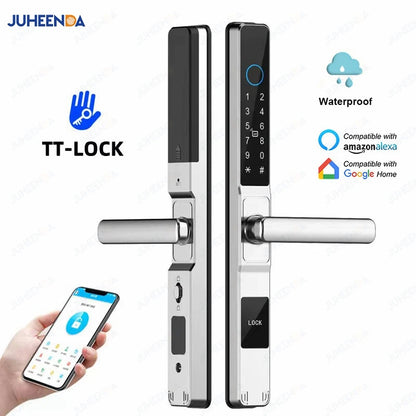 Waterproof Sliding Door Smart Lock TTLock App Alexa Fingerprint