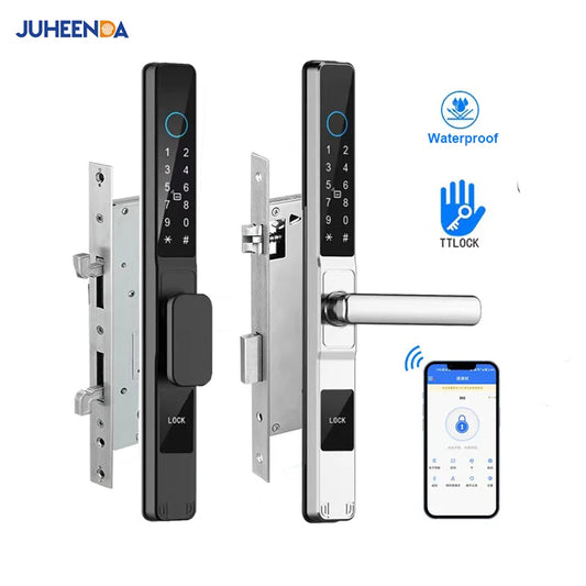Waterproof Sliding Door Smart Lock TTLock App Alexa Fingerprint