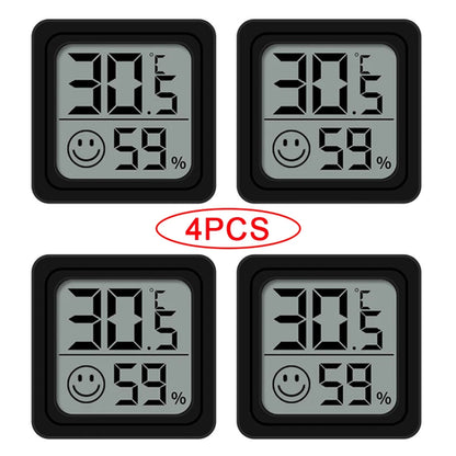 4pcs Digital Thermometer Hygrometer Indoor Mini Temperature LCD 4PCS Type 3 CHINA