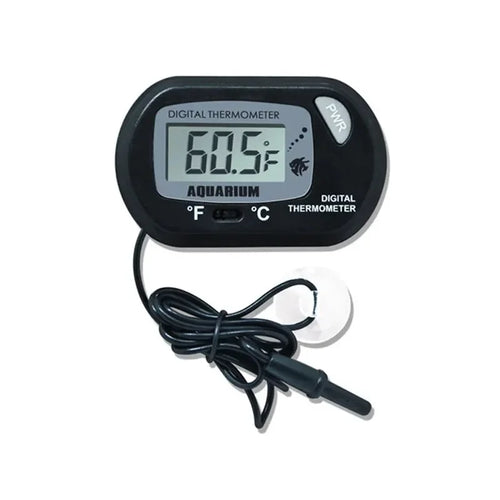 Thermometer Fish Tank Aquarium Electronic Digital Reptile Turtle Black
