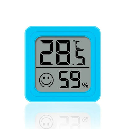 Mini Digital LCD Thermometer and Hygrometer - Indoor High Accuracy blue