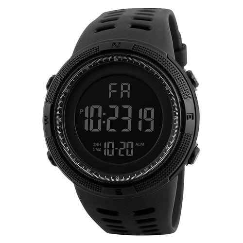 Electronic Watch For Mens Military Sports Watches Luminous Black