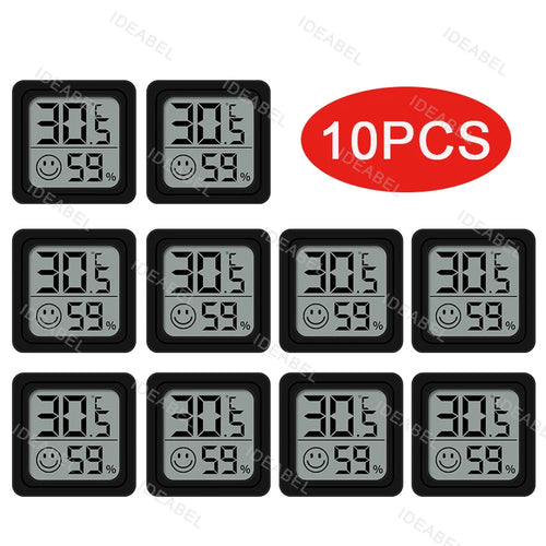4pcs Digital Thermometer Hygrometer Indoor Mini Temperature LCD 10PCS Type 3 CHINA