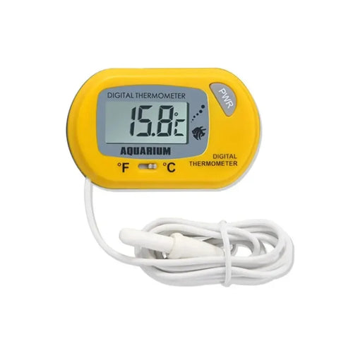 Thermometer Fish Tank Aquarium Electronic Digital Reptile Turtle Yellow