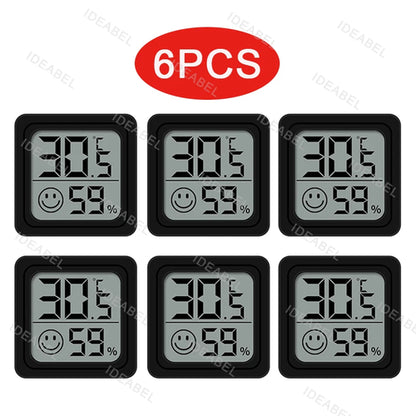 4pcs Digital Thermometer Hygrometer Indoor Mini Temperature LCD 6PCS Type 3 CHINA