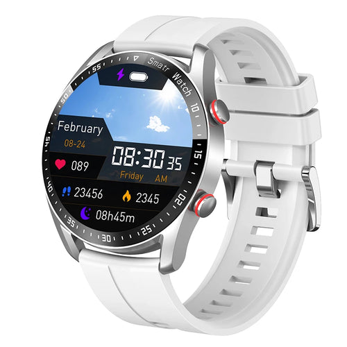 2025 New Outdoor Sports Smart Watch Men GT Series 1.53 inch AMOLED White
