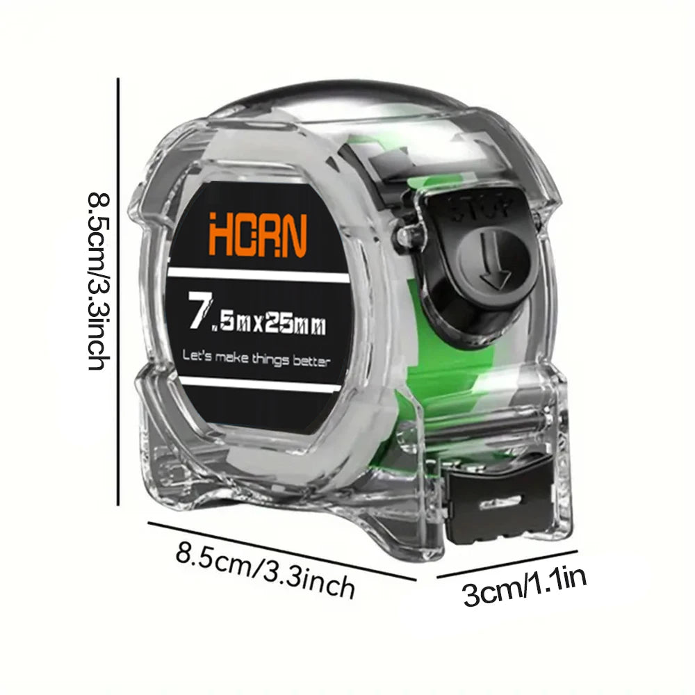 Clearance_3/5/7.5/10M Self-Locking Tape Measure Fluorescent Tape