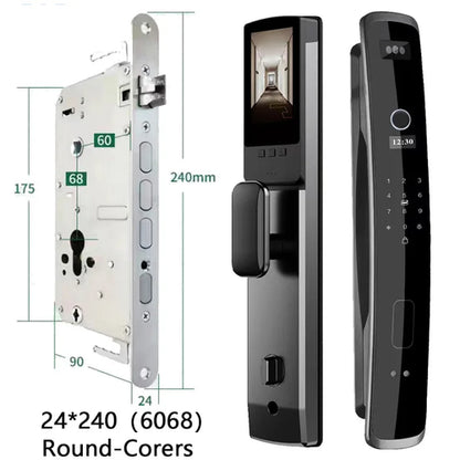 XSDTS 3D Biometric Security Face Camera Smart Door Lock Digital D6S-6068U-24-240-R