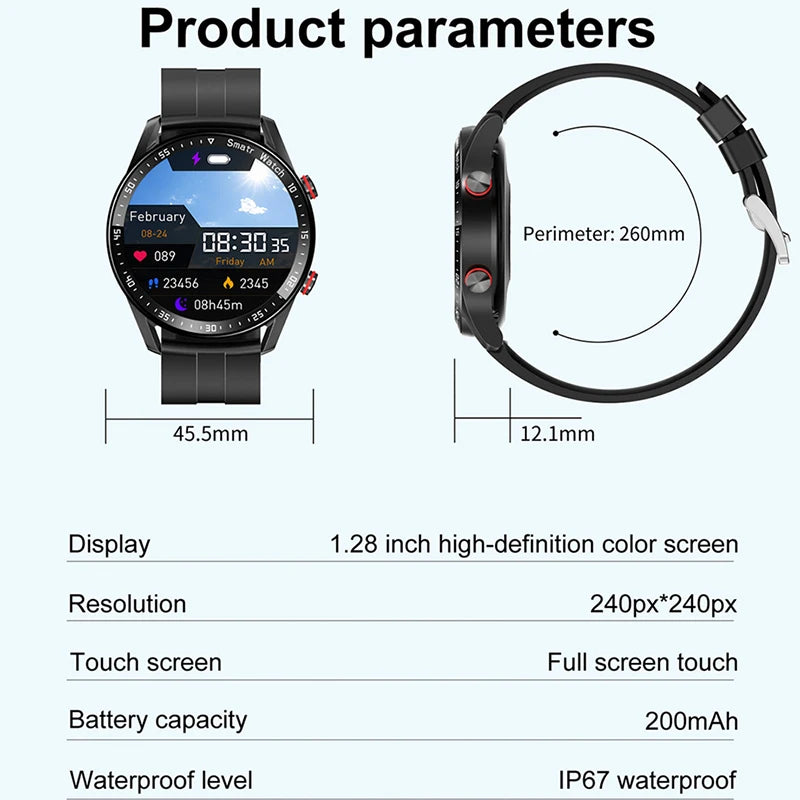 2025 New Outdoor Sports Smart Watch Men GT Series 1.53 inch AMOLED