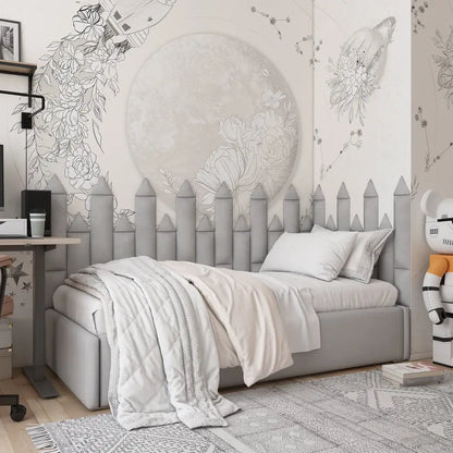Soft Velour Acoustic Headboard Panels | Kids' Room | 16cm