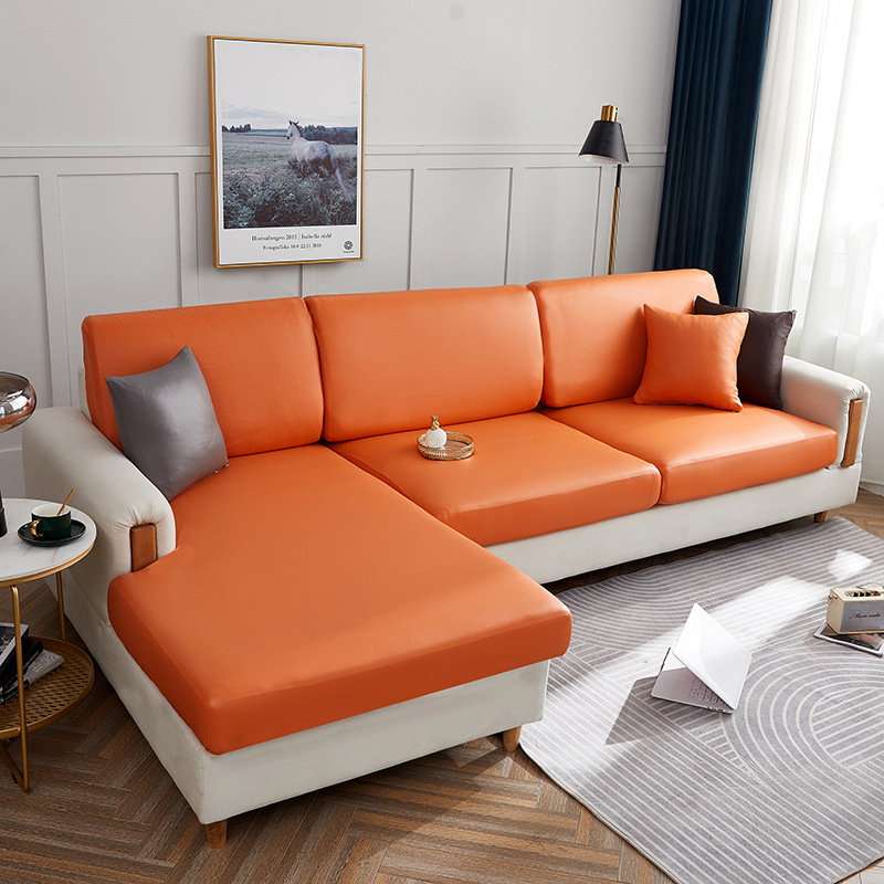 LuxFit™ – Elastic Waterproof Leather-Style Sofa Slipcover