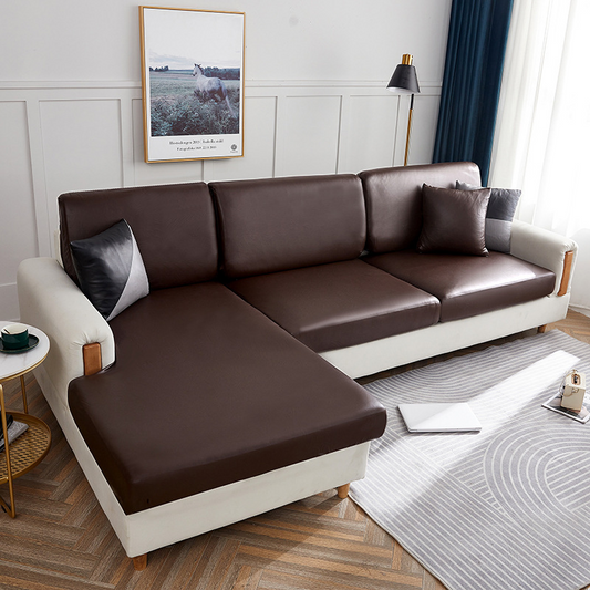 LuxFit™ – Elastic Waterproof Leather-Style Sofa Slipcover