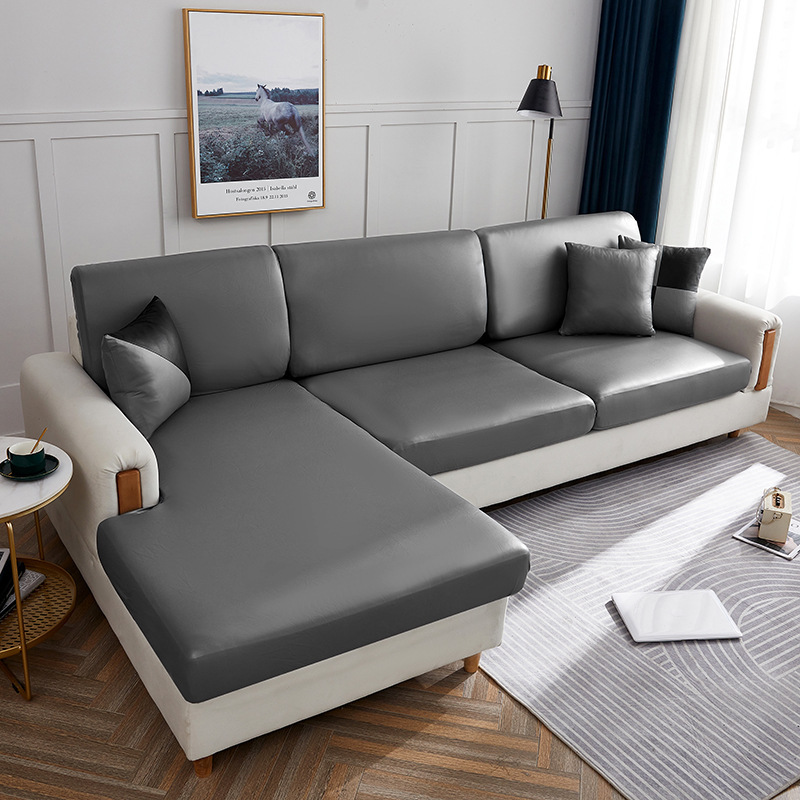 LuxFit™ – Elastic Waterproof Leather-Style Sofa Slipcover