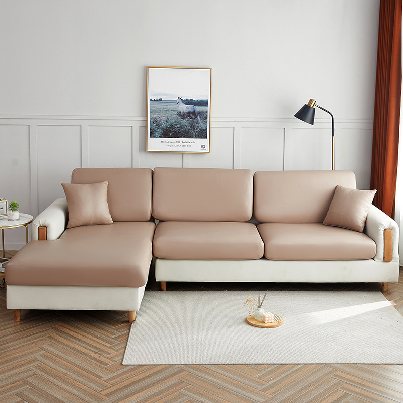 LuxFit™ – Elastic Waterproof Leather-Style Sofa Slipcover
