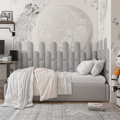 Soft Velour Acoustic Headboard Panels | Kids' Room | 16cm