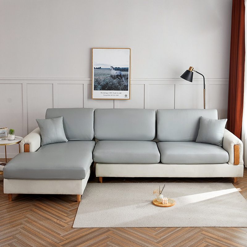 LuxFit™ – Elastic Waterproof Leather-Style Sofa Slipcover