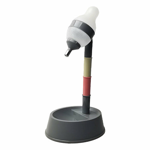 Automatic Pet Water Dispenser Stand Feeder Bowl Adjusting Height Black