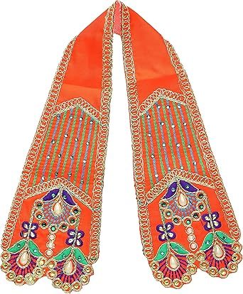 Decorative Puja Cloth Pataka Chunari, Pooja Chunar Ganesh Dupatta